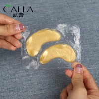 Hot sale crystal collagen anti aging gold powder eye mask sheet