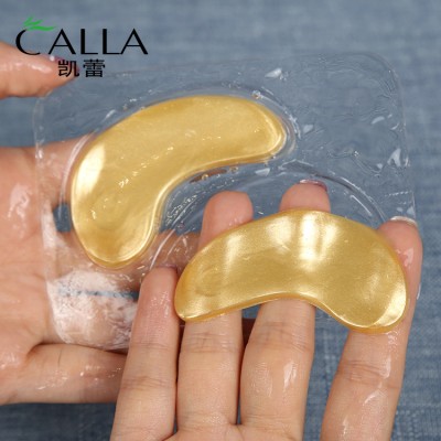 HIGH QUALITY 24K gold collagen eye mask reduce dark circles anti-wrinkle hyaluronic acid eye pads moisture under eye patches