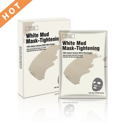 Private label best facial mask for oily skin Mud facial clay mask