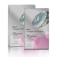 Private Label Moisture Facial Hydrogel Collagen Crystal Face Mask OEM